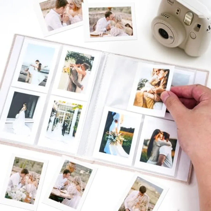 Mini Polaroid Photo Album Book 208 Photos 2x3 Inch Pictures for Fujifilm Instax Mini 7s 8 9 11 25 26 40 50s 90 Evo Z2300 Instan