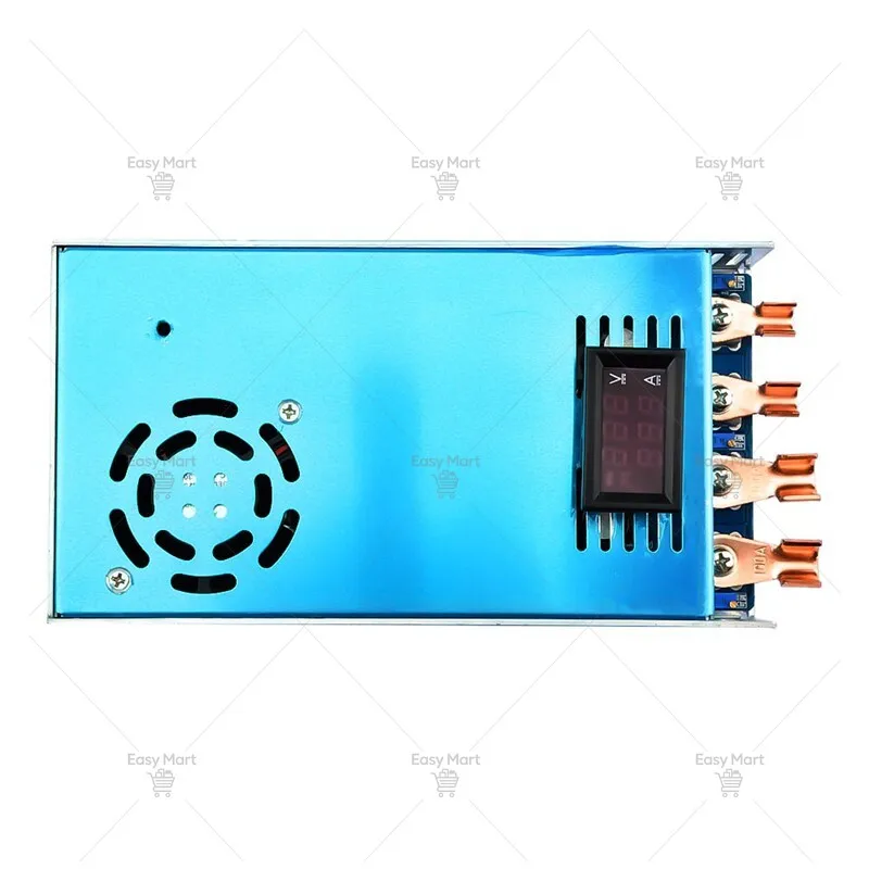 2000W 100A CC CV Charging Boost Power Supply 12-60V to 15-80V DC-DC Boost Converter Voltage Regulator with Voltmeter