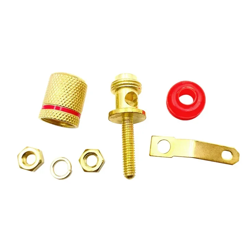 20Pcs Gold-plated 4MM Banana Plug Socket Binding Post Speaker Terminal Audio Terminal