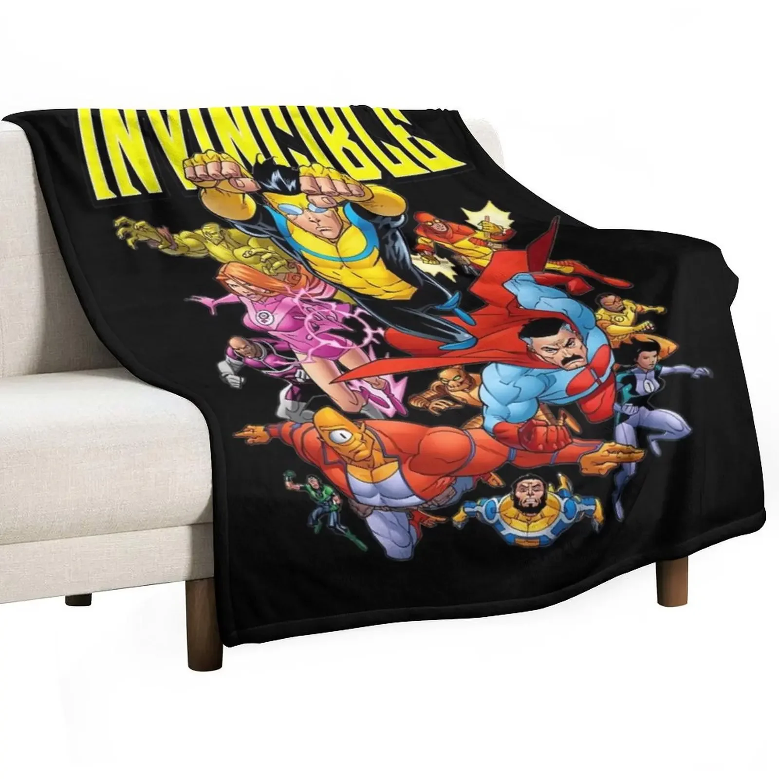 

Invincible Invincible Cartoon Throw Blanket Comforter Thin Extra Large Throw Blankets