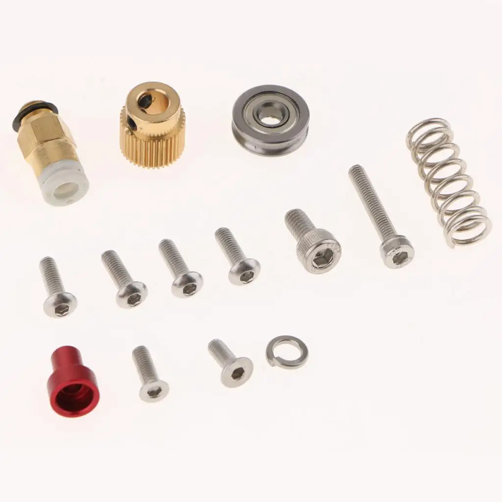 3D Printer MK8 Extruder Left Hand Aluminum Feed Kit for 1.75mm Filament Upgrade CR-10 Compatible Accessories