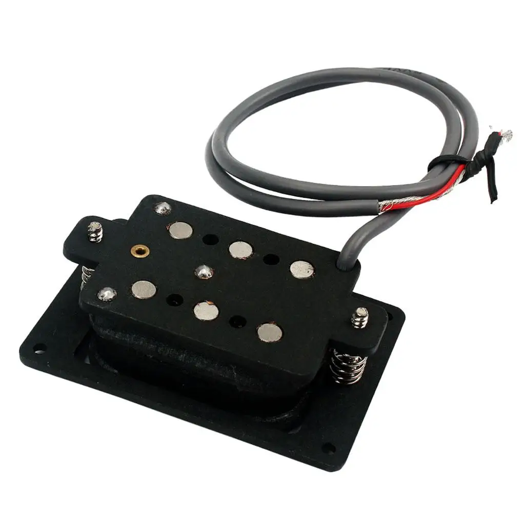 Magnetic Double Coil Humbucker Pickup Copper Fiber Electric Guitar Pickup for 3 String Guitar Parts and Repairs