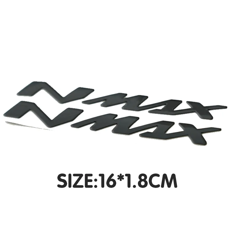 Motorcycle 3D Tank Emblem Stickers N-MAX Logo Decals Applique for Yamaha NMAX N MAX N-MAX 155 250 400 125 Waterproof