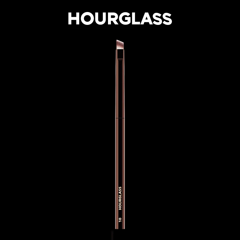 

Hourglass - No.10 Makeup Brush Angled Eyeliner/ Eyebrow Brush Soft and Skin-friendly Fiber Hair Fashion Design Single Eye Brush