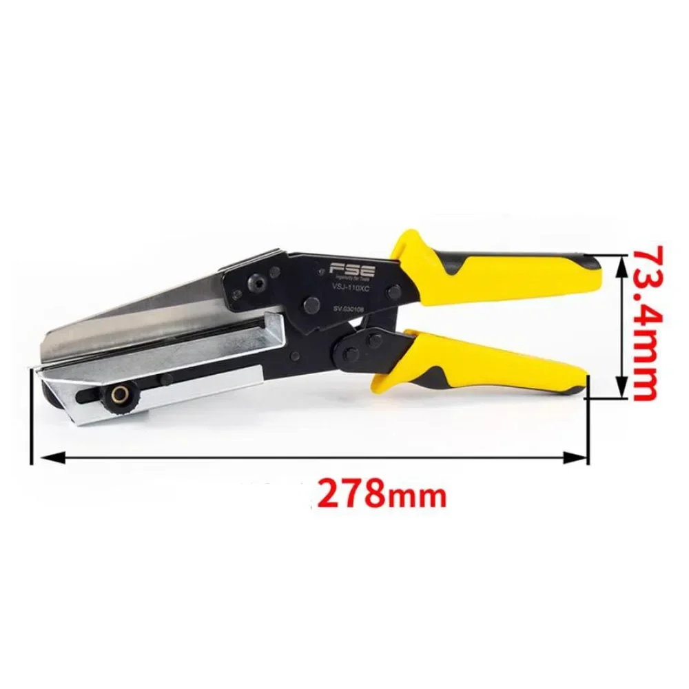 VSJ-110XC pliers PVC wire slot cutting tool Angle: 45/90 degrees  Product length 280MM