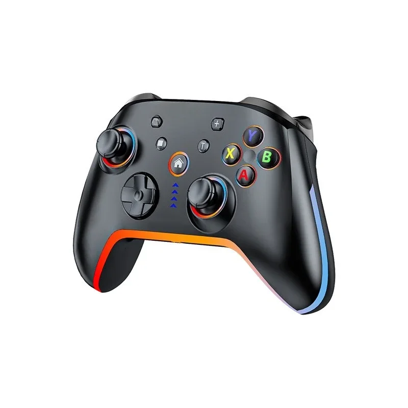 Gamepad S03 new Bluetooth three-mode RGB e-sports light effect handheld somatosensory Hall trigger double vibration