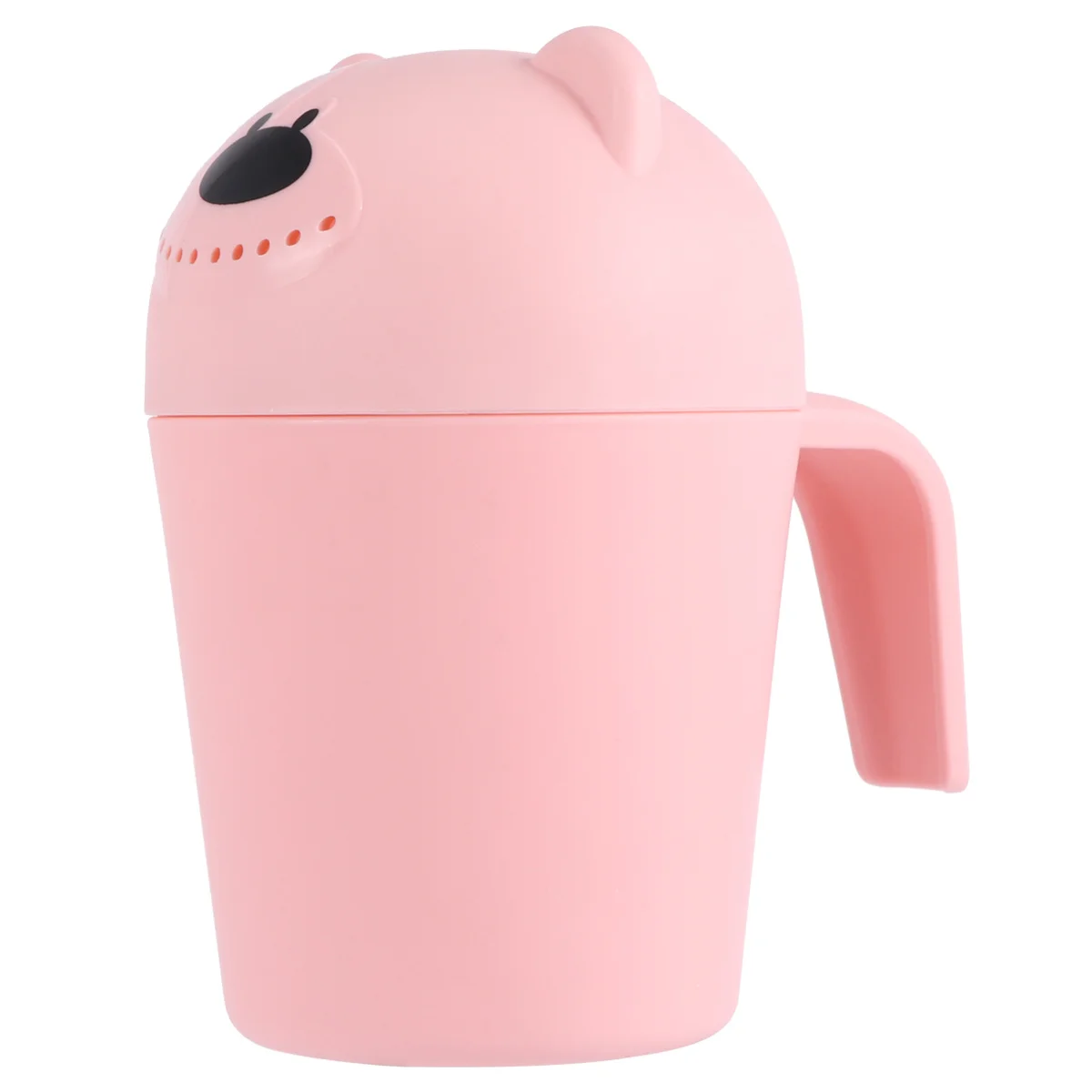 

Cute Cartoon Bear Bath Rinse Cup Plastic Multi-Purpose Shampoo Scoop Comfortable Handle Eye Protection