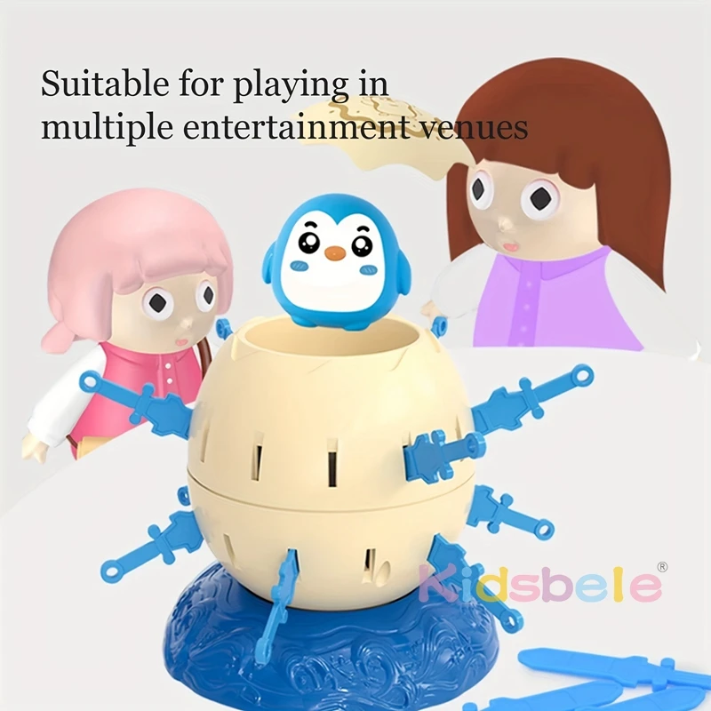 Creative Stab Sword Toy Party Penguin Trouble Board Game Pop Up Penguins Game Interactive Holiday Gift