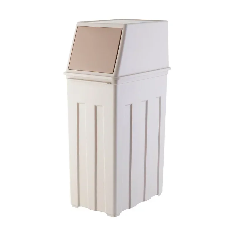 

30L Nordic Creative Large Garbage Bin Office Kitchen Living Room Hotel Kitchen Trash Large Capacity Covered Garbage Container