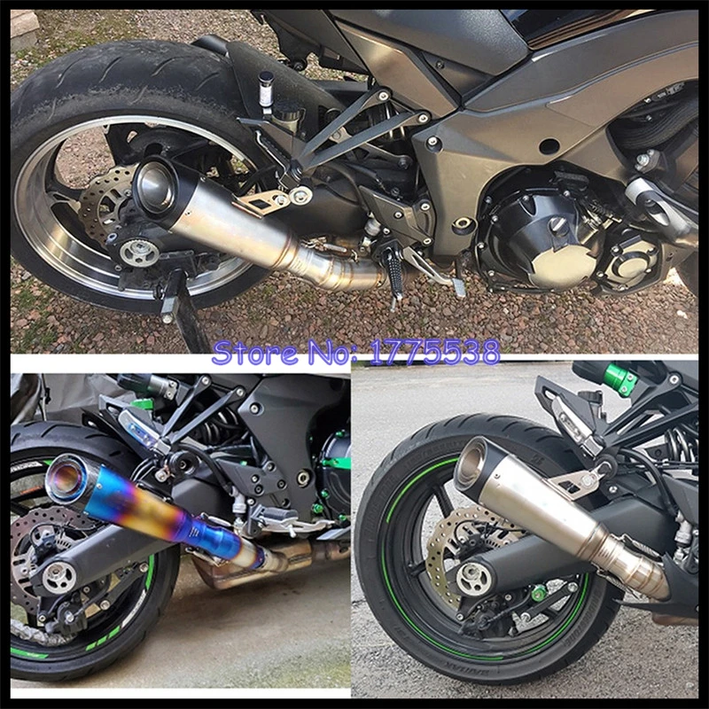 Tuyau de liaison de silencieux de système d'accès de moto, tuyau intermédiaire allergique, Kawasaki 2010-2020, Z1000, Z1000SX, Ninalban1000