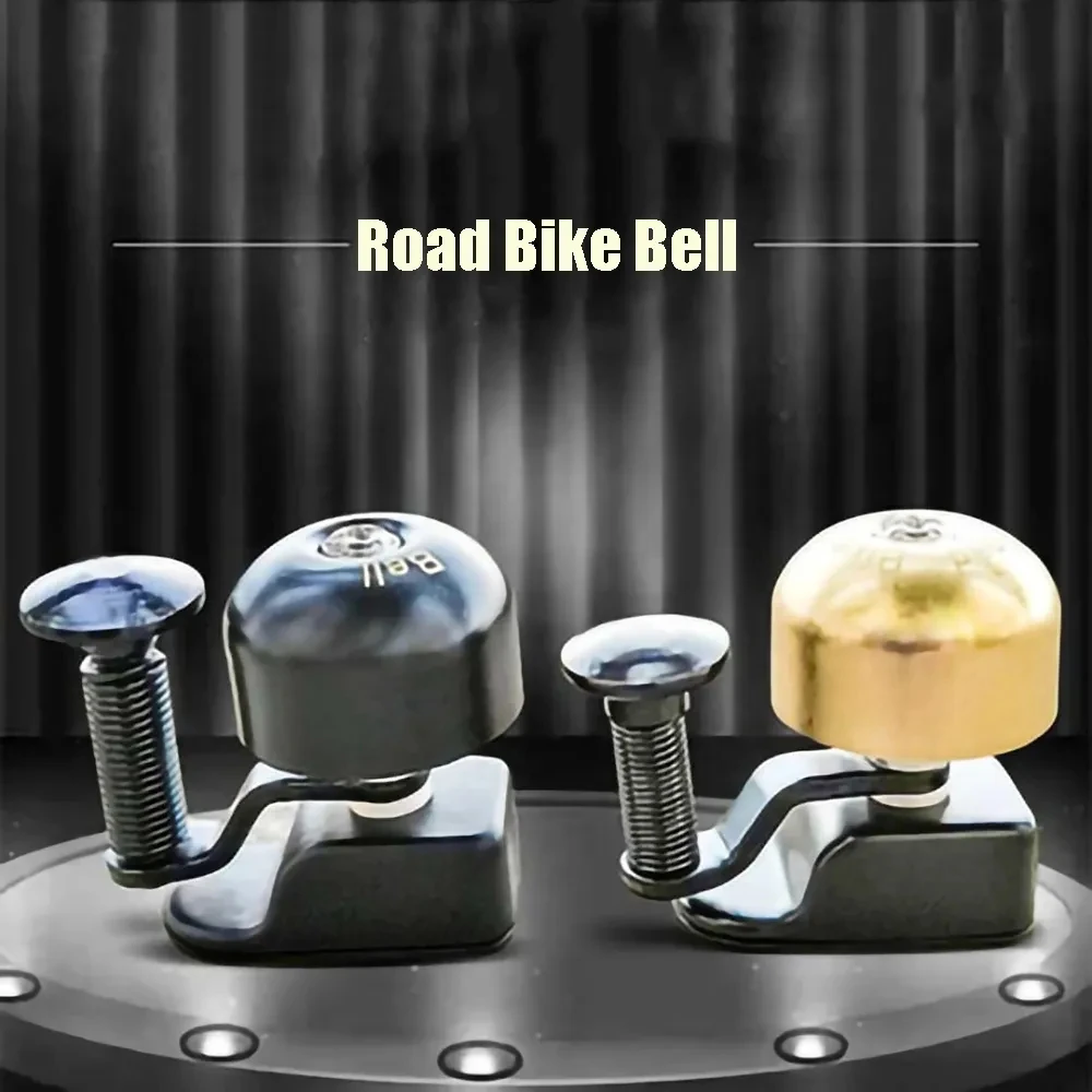 BIKING Small Bicycle Bell Road Bike Horn Sound Alarm Black /Copper Cycling Accessories