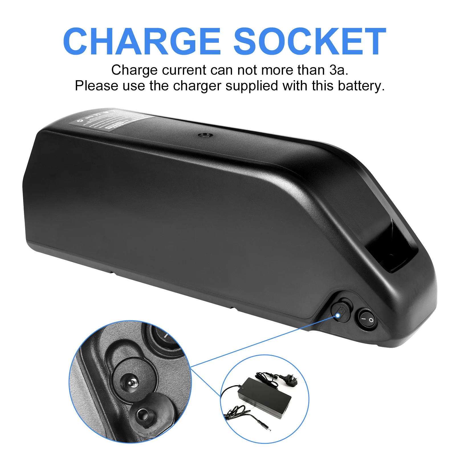 Original 21700 Polly 72V 52V 48V 25AH 30AH 15Ah E-Bike Akku Unterrohr Elektrischer Akku BMS Lithium-Ionen-Akku für 250W-1500W – Detail 13