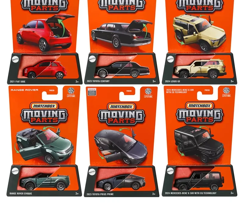 Original Matchbox Car 1/64 Moving Parts Nouveau Toyota Century Prius Prime Opel Mokka Lexus Gx Vehicle Model Toys for Boys Gift