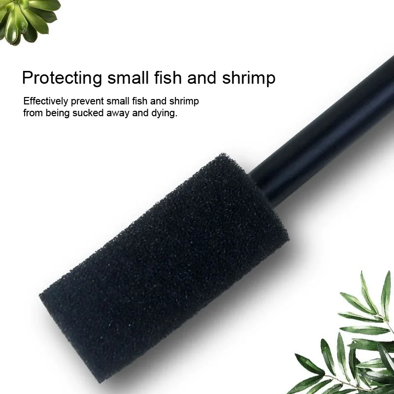 1Pc Foam Sponge Aquarium Filter Protector Cover For Fish Tank Inlet Pond Black Foam Cylinder Filter Inflow Inlet Protect