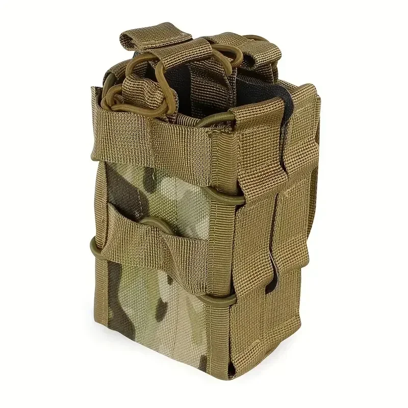 Molle 5.56 7.62 Custodia singola doppia per caricatore M4 M16 AR15 G36 Pistola giocattolo Fucile Mag Fondina Gilet esterno Tasche EDC Marsupio