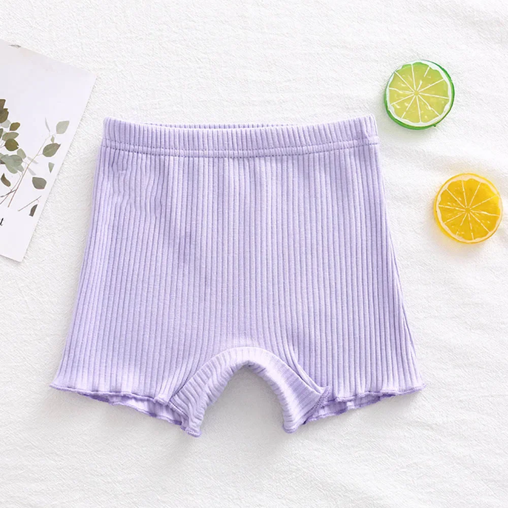 Menoea Casual Baby Girls Shorts Candy Color Children Leggings Lace Safety  Kids Underpants Bottom Clothing