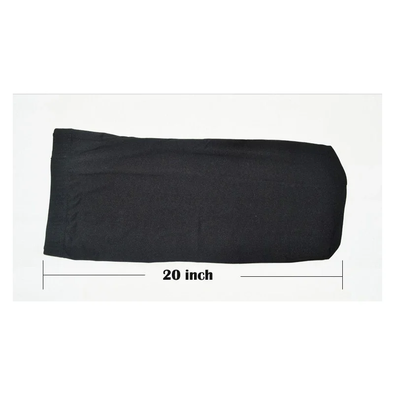 New Men Braids Dreadlocks Night Sleep Cap Long Tail Bonnet Cap Wide Elastic Band Chemo Cancer Hat Unisex Solid Color Head Wrap