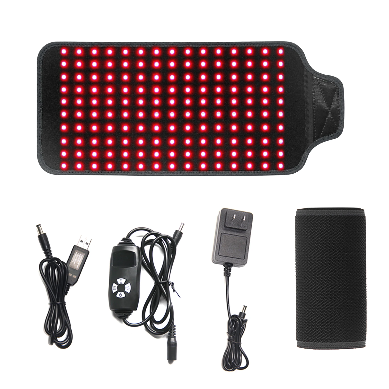2026 Best Hotsale Infra 635Nm 850Nm 160Mw Pain Relief Red Light Therapy Lipo Belt Red Light Belt