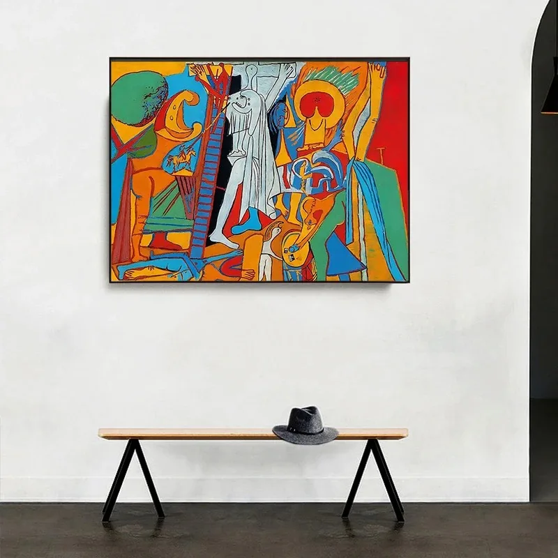 Abstract Pablo Picasso Famous Painter Masterpiece Poster and Printed Canvas Printing for Wall Art Picture for Living Room Decor