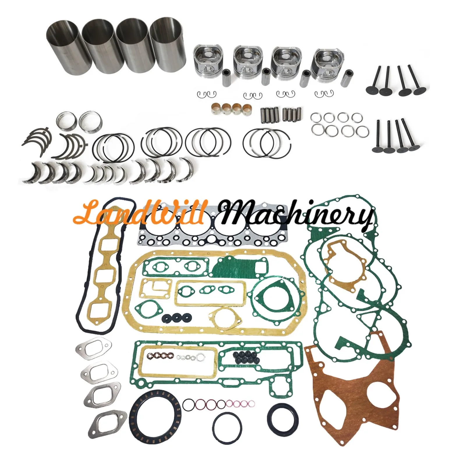 4BD1 Engine Overhaul Rebuild Kit Fits Hitachi Excavator EX100 EX90 EX120 EX150