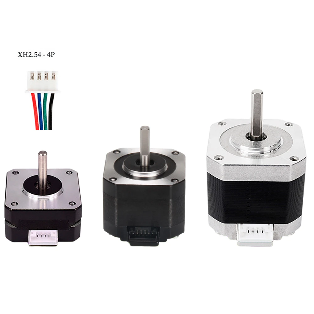 

NEMA17 Stepper Motor 42mm 1.0A NEMA 17 42BYGH 2 Phase 4 Lead Stepping Motor For 3D Printer CNC Router Laser Engraving Machine