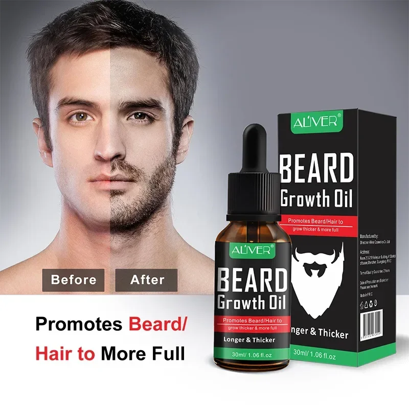 New Professional Men Beard Growth Enhancer Facial Nutrition Moustache Grow Beard Shaping Tool Beard Care Products