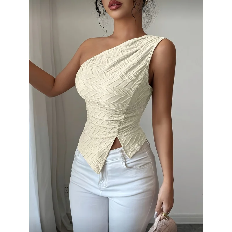 Immagine 5: Top asimmetrico da donna