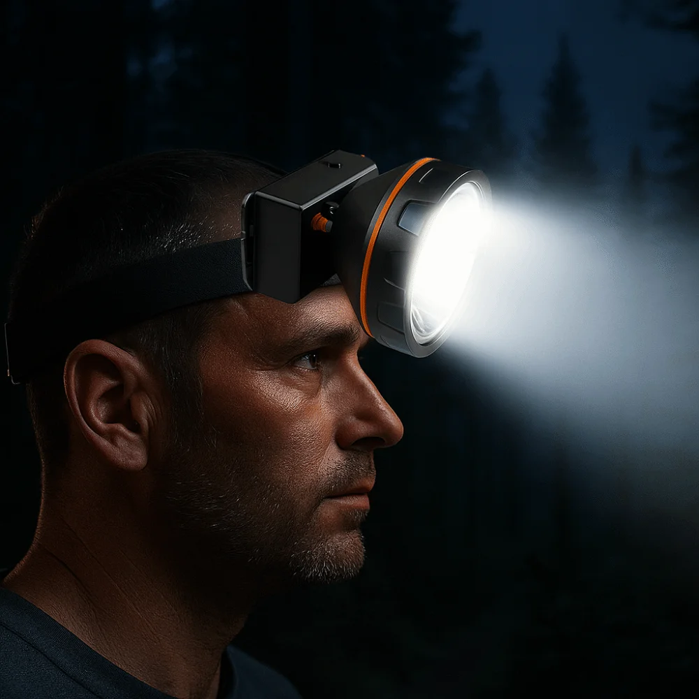 Multifunction Ultra Bright LED Headlights Wearable Waterproof Fishing Head Lamp Head-mounted High Power Camping Light Outdoor