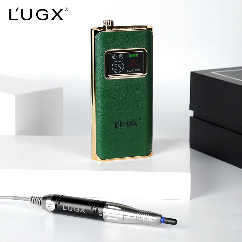 2026 LUGX 619 35000rpm Manicure Gel Nail Drill Professional Acrylic Cordless Rechargeable Electric Portable Nail Drill Machine view 3