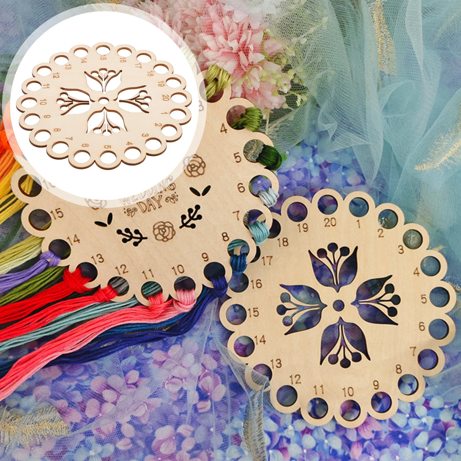 

Sewing Accessories Thread Spool Storage Racks Board Embroidery Organization Floss Holder