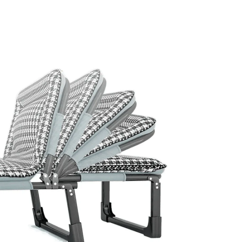 

Folding Single Household lunch break Small bed Dormitory rental room Reinforced hard plate iron bed Siesta artifact
