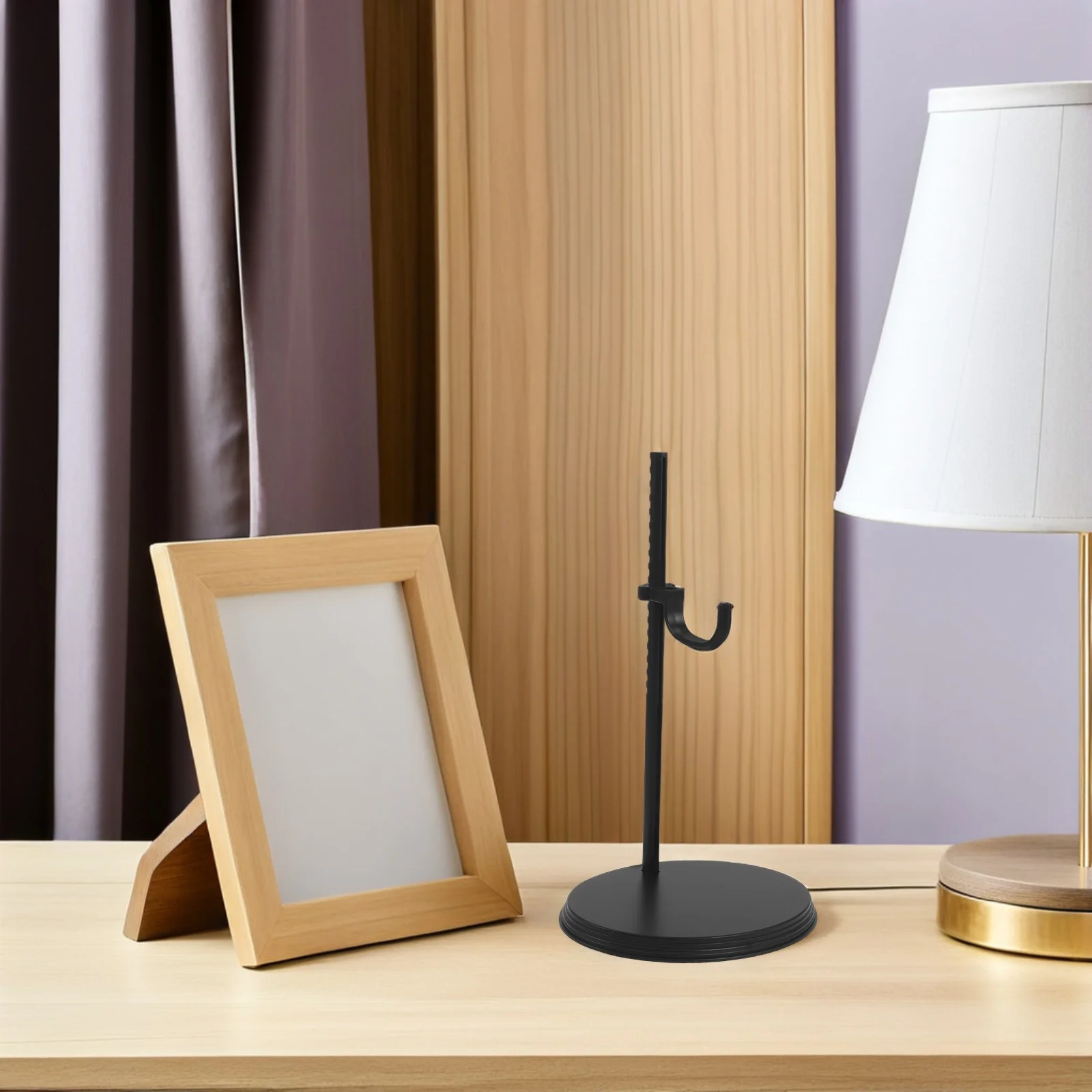 

2pcs Adjustable Action Figure Stand 1/6 Scale Retractable Display Base Stable Support For Posing Human Figurines Portable