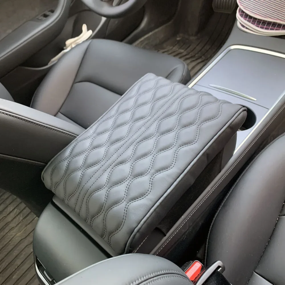 Car Central Armrest Pad Multi-color Auto Center Console Arm Rest Seat Box Mat Cushion Pillow Cover Vehicle Protective Styling