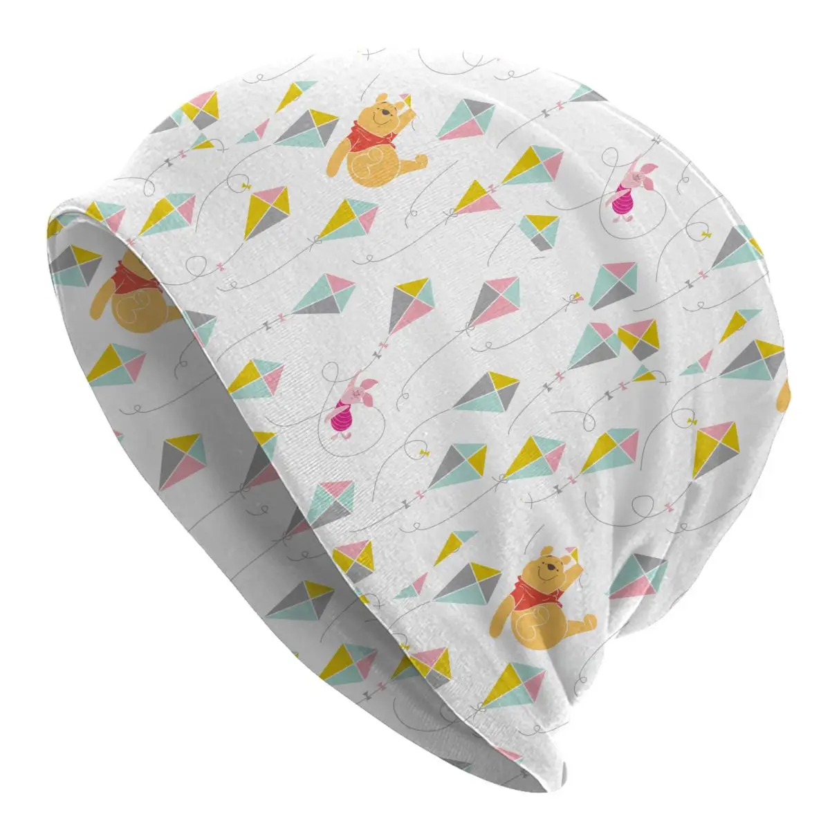 

Winnie The Pooh Pastel Kite Skullies Beanies Hats Spring Unisex Street Caps Warm Thermal Elastic Bonnet Hats