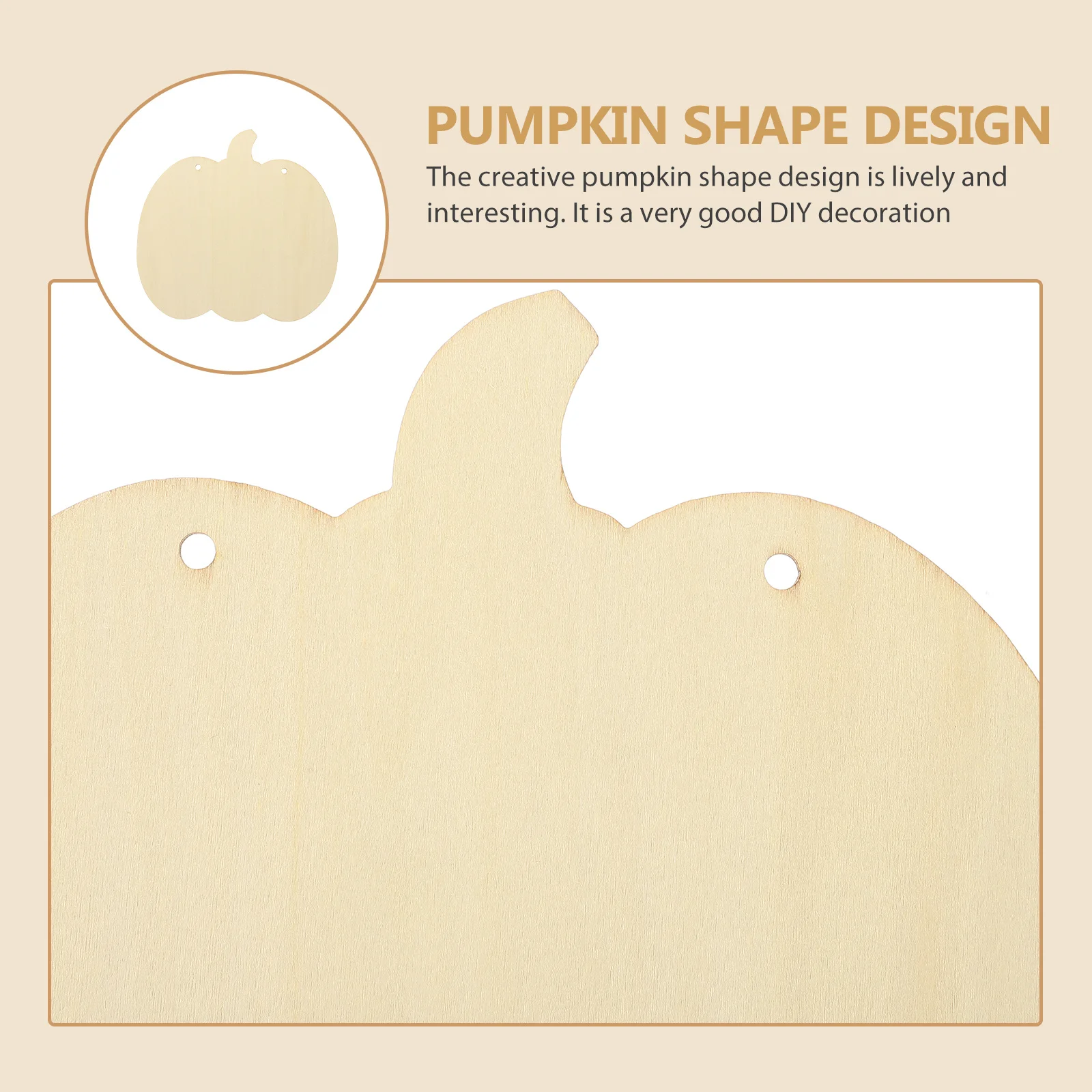 

12Pcs Wooden Pumpkin Shapes Blank Craft Chips for DIY Decorations Halloween Party Wedding Anniversary Gift Wood Craft Materials