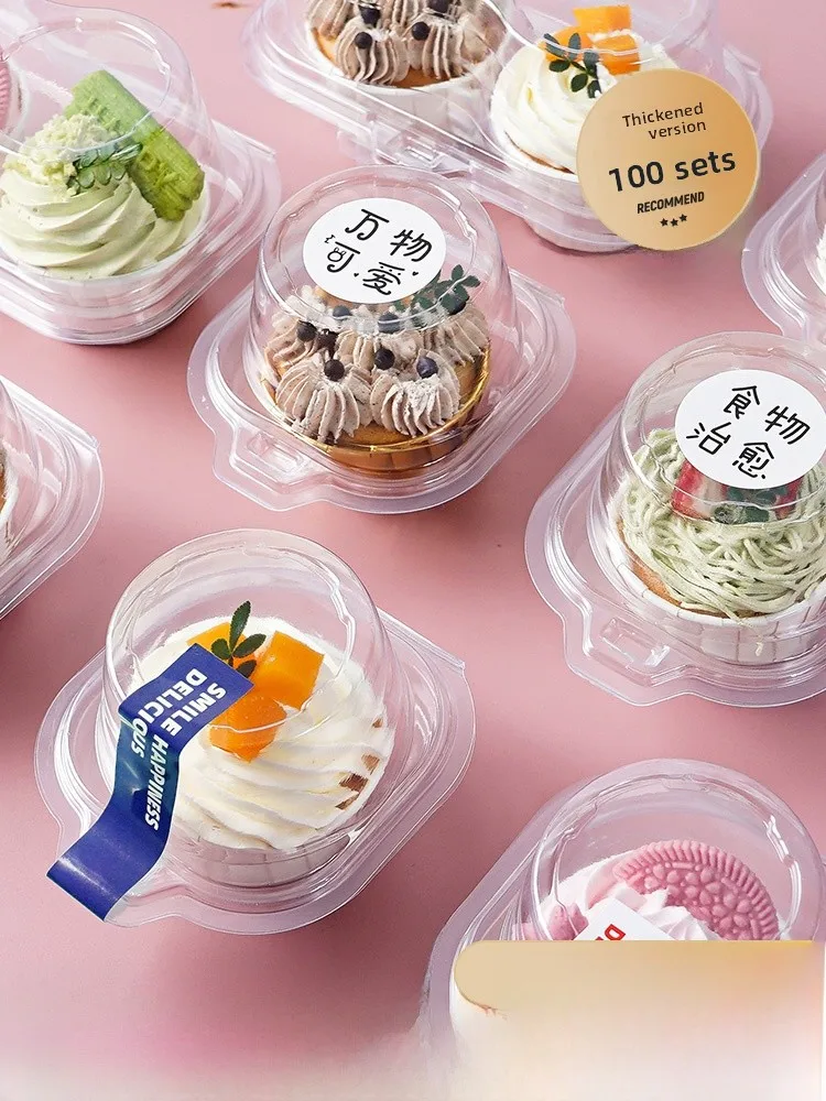 

Прозрачные пластиковые стаканчики для торта, кондитерских изделий, мусса, упаковочные коробки, 2 штуки в упаковке, индивидуальные стаканчики, бумажные подложки для десертов и маффинов