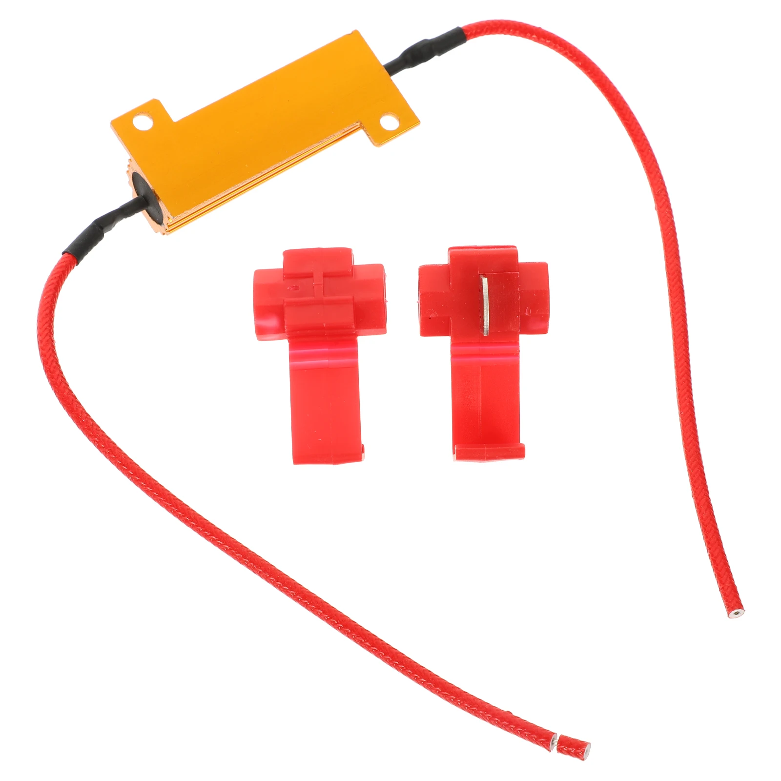 

High Power 50W 6-Ohm Aluminum Shell Resistor for LED Turn Signal Automotive Circuit Protection Car Load Resistors