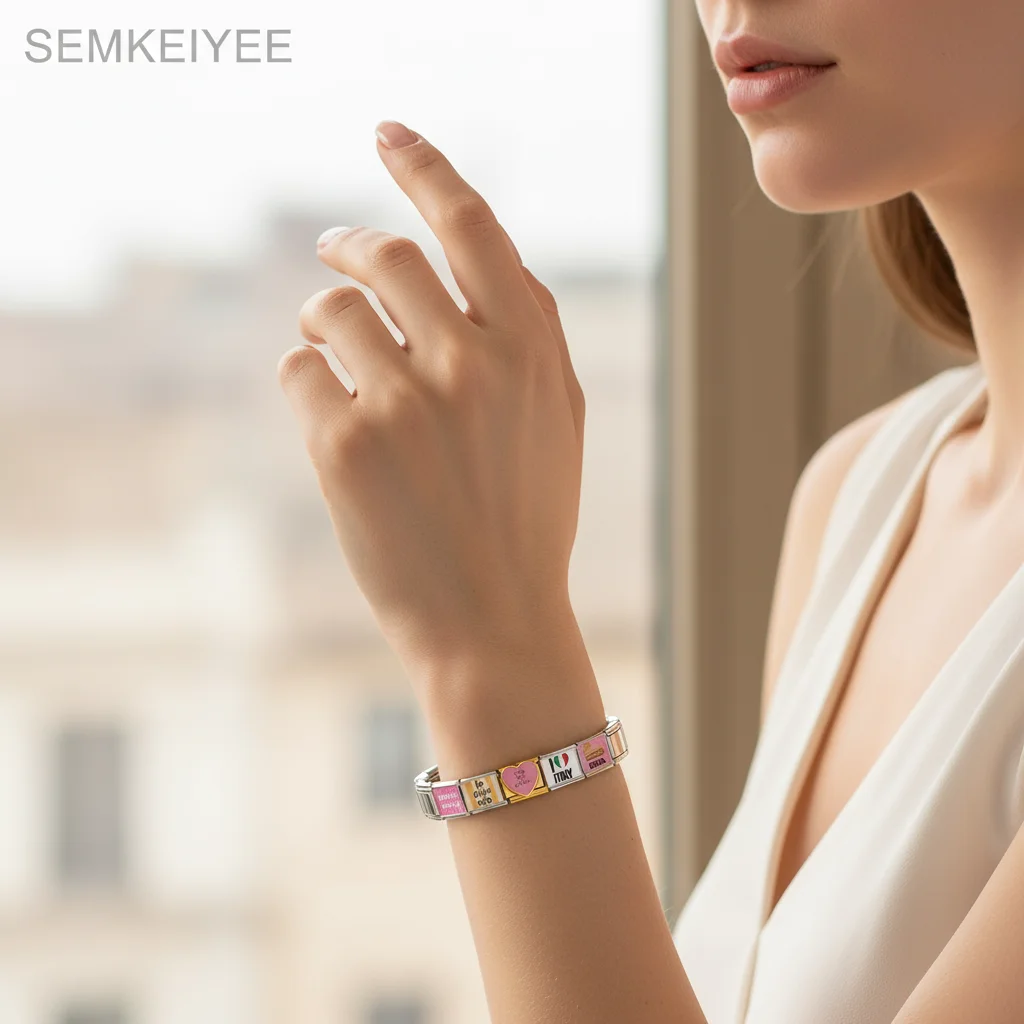 Jewelry Making Rome - Stainless Steel Bracelet I Lovely Italy