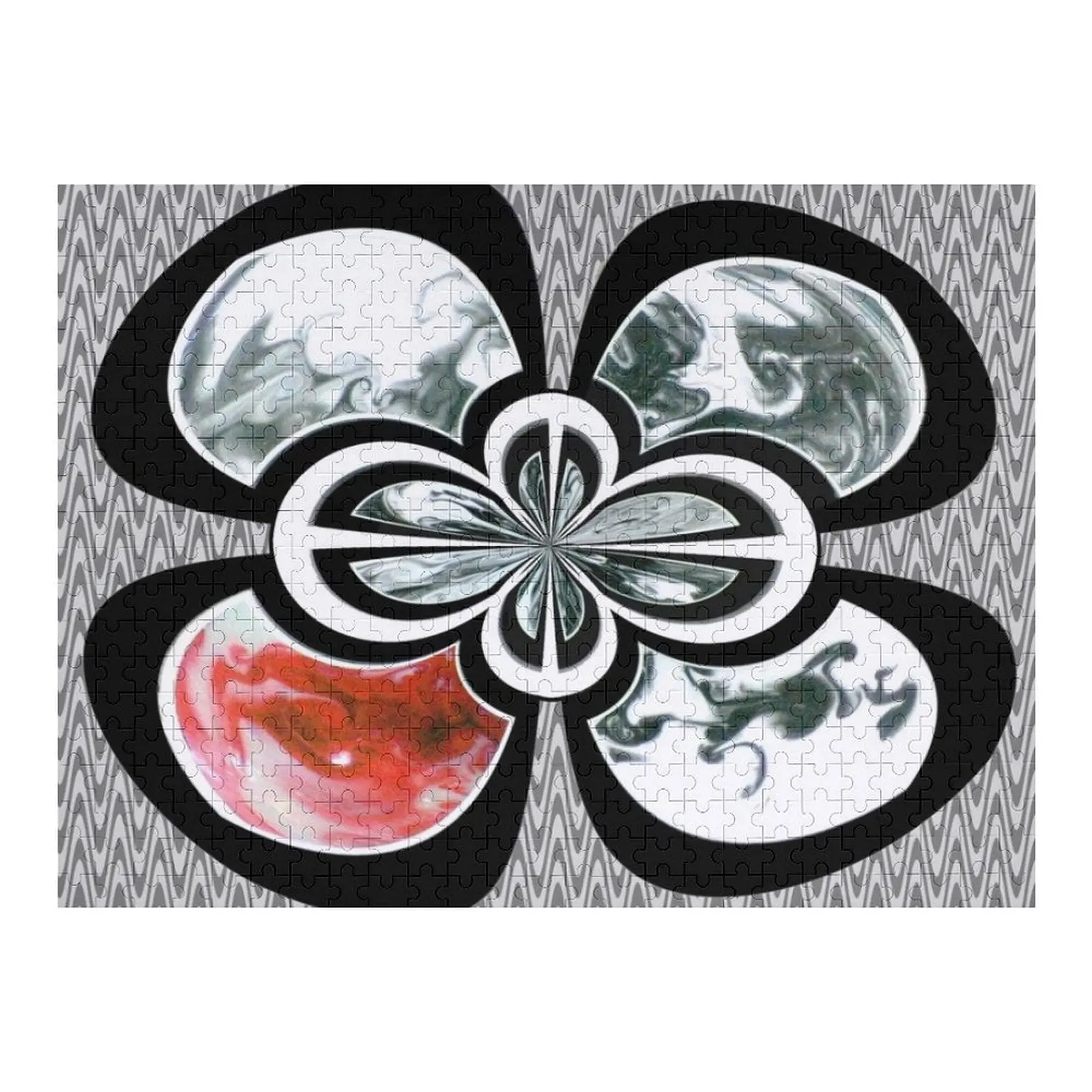 

Funky Flower Jigsaw Puzzle Toys For Children Baby Toy Baby Wooden Adult Wooden Puzzle