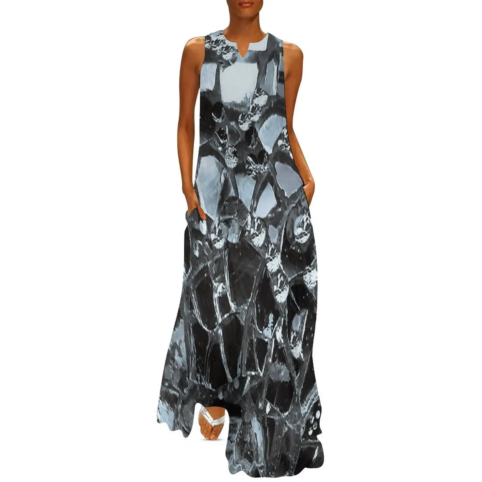 

Dark Mirrors and Glass Photo Long Dress dresses for women Women's skirt