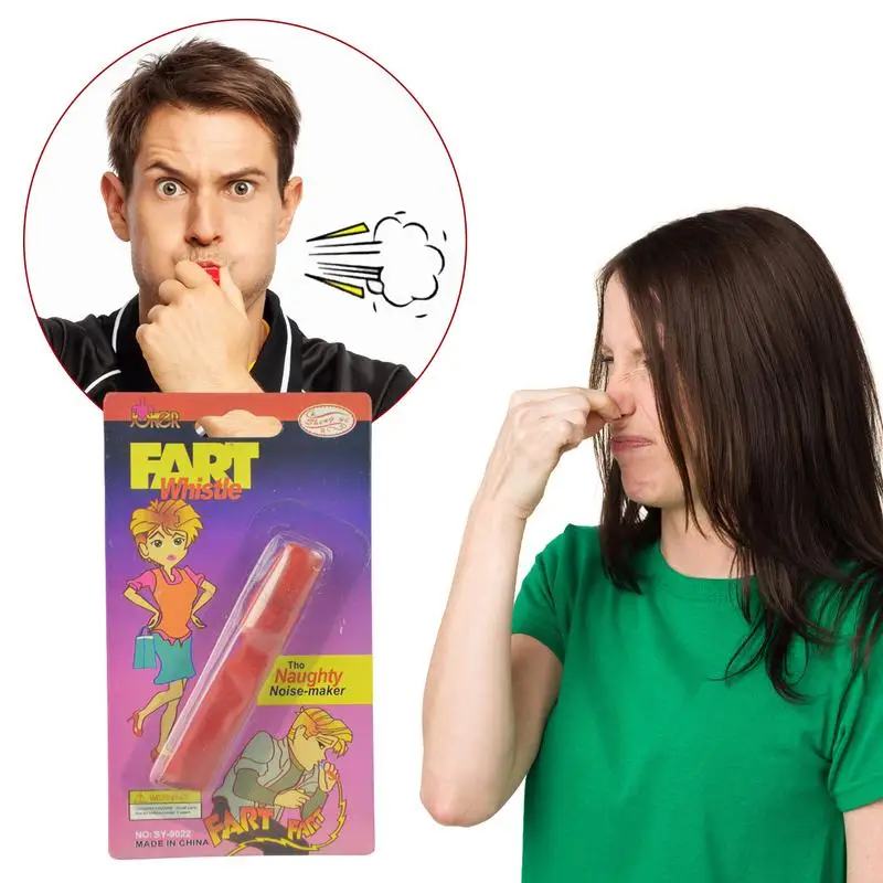 Divertente scoreggia giocattolo fischietto scherzo FunnyTrick giocattolo scherzo regali per adulti divertente calza riempitivi e adolescenti gioco del partito casuale