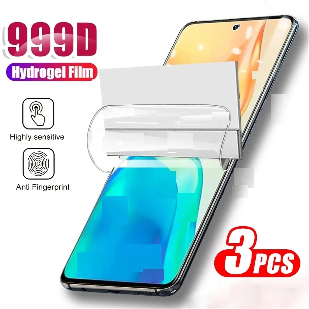 

3 шт. Гидрогелевая защитная пленка 10 8i 5G Pro 8 7 9 для Realme GT Neo 2 3 C21Y C25S C25Y Q3