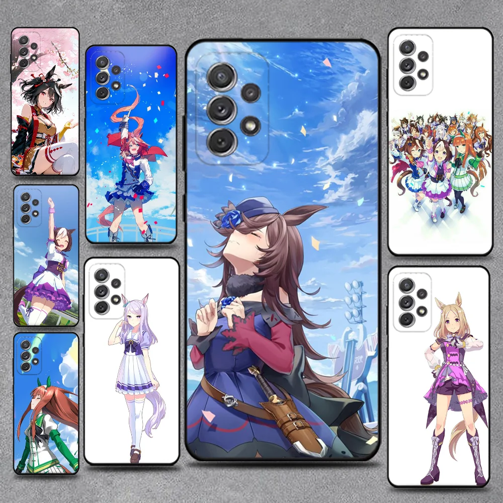 

Pretty Derby Season Kitasan Phone Case For Samsung S25,S24,S21,S22,S23,S30,Ultra,S20,Plus,Fe,Lite,Note,10,9,5G Black Cover