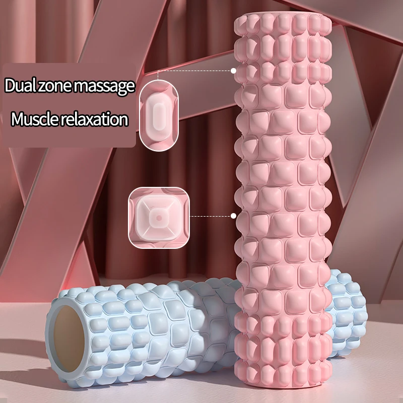 Foam Massage Roller (Back, Body, Legs) for Exercise, Deep Tissue and Muscle Recovery - Relieves Muscle Pain & Tightness