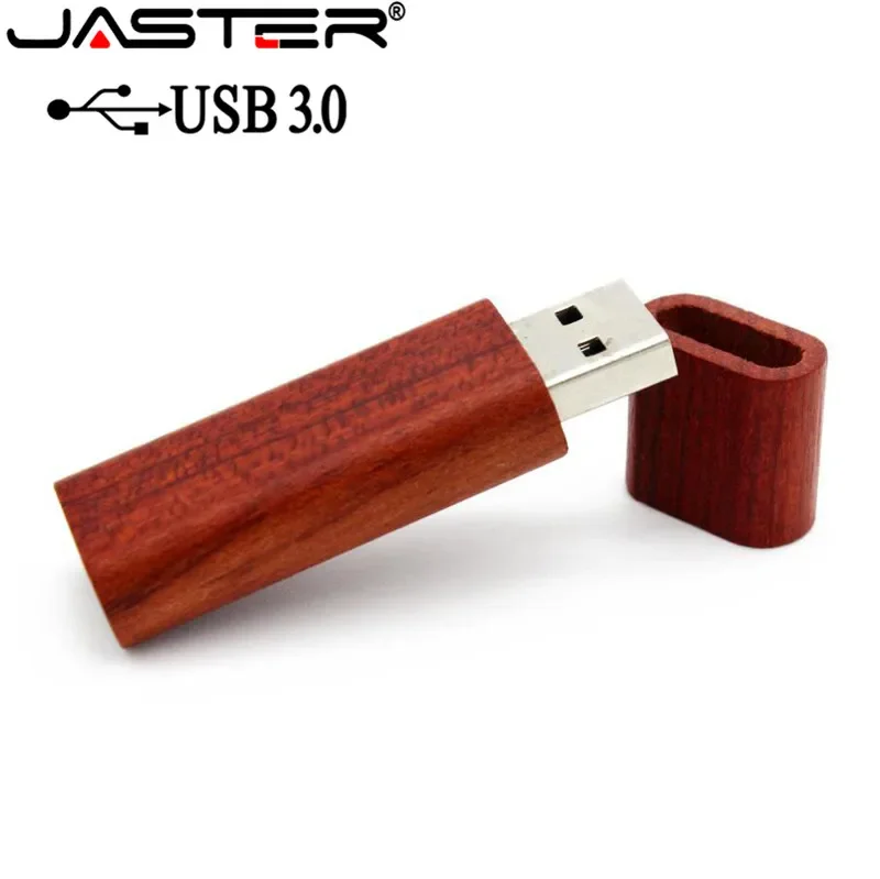 JASTER USB 3.0 Kayu Bambu USB Flash Drive Pena Sopir Kayu Chip Flashdisk 4GB 8GB 16GB 32GB 64GB USB 1PCS Logo Kustom Gratis