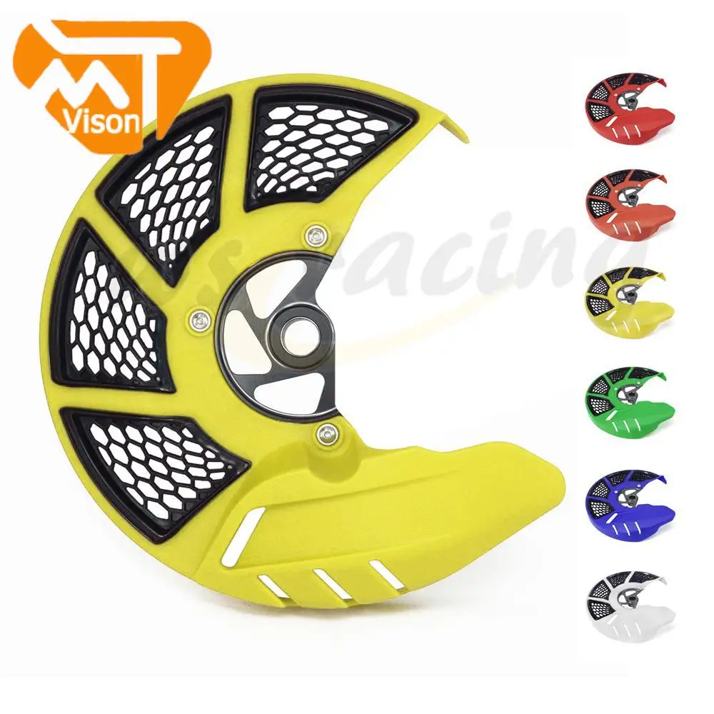 Motorcycle Front Brake Disc Rotor Guard Cover Protector For Suzuki RMZ250 RMZ 250 07-19 RMZ450 RMZ 450 05-19 RMX450Z 2010-2017