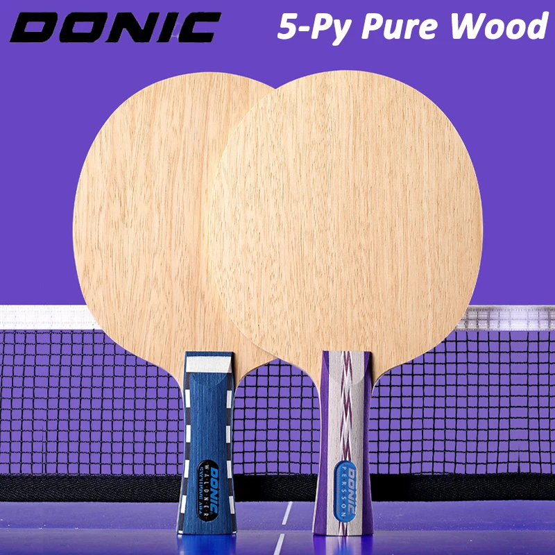 donic-5-ply-pure-wood-ping-pong-paddle-arc-fast-attack-professional-table-tennis-blade-boxed-pingpong-paddle-table-tennis-racket