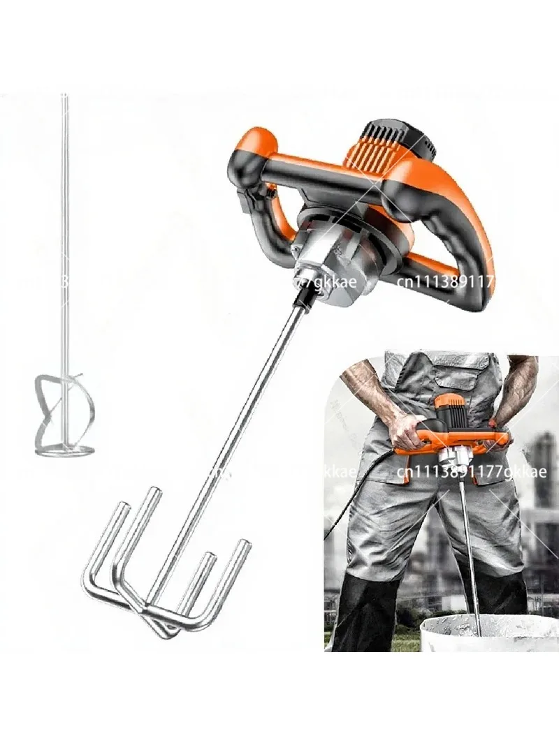 Industrial Grade 6 Gear Adjustable Speed 2800W/3000W Handheld Paint Cement Plaster Mortar Coating Mixer Putty Powder