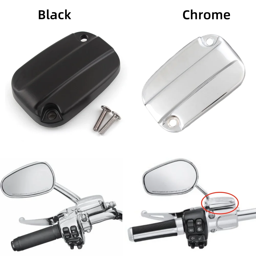 Motorcycle Accessory Clutch Master Cylinder Reservoir Cover Cap For Harley Touring Road King Electra Street Glide VRSCR V-Rod