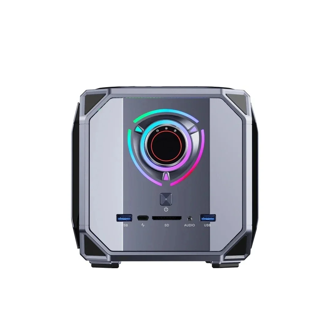 ZKMAGIC TANK 03 M1A MINI Gaming PC Core I9 12900H RTX3080 16G DDR5 32G Thunderbolt4 Dual 2.5G Lan Port MINI PC Gamer